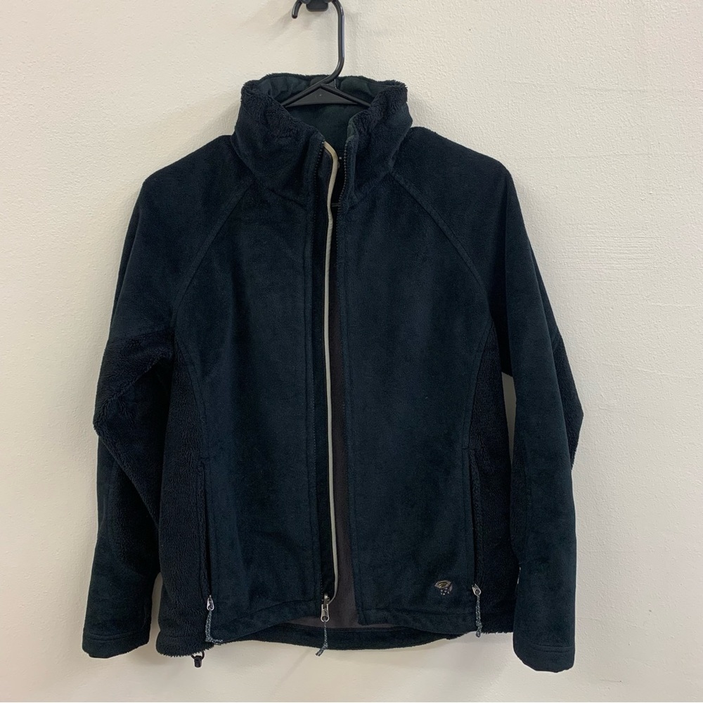 Mountain Hardwear Fleece Wind Stopper Jacket Small Black length 25 chest 16in - Picture 5 of 8